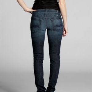 {7 for all Mankind} Roxanne skinny dark wash 27